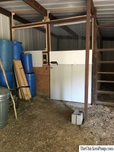 New Chicken Coop in the Barn